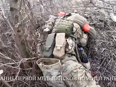 POV: Russian special forces under massive attack by drones and arty.