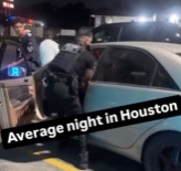 The hood of the car is a VIP viewing spot.