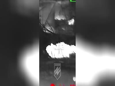 Ukrainian Snipers vs Russian infantry near Toretsk