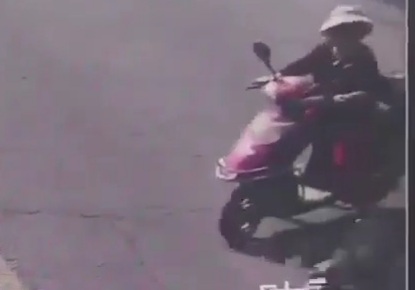 Collision between two moped 