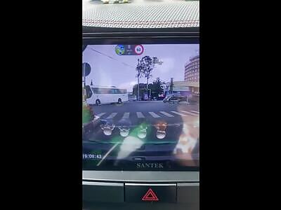 woman crushed by bus