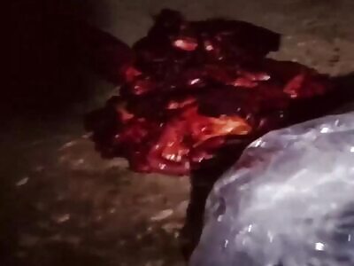 Cambodian Motorcyclist Was Run Over In Bavet, Svay Rieng