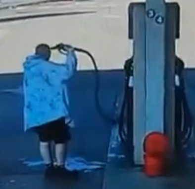 Mental Patient Douses in Gasoline then Sets Himself on Fire.