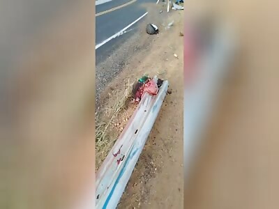 Brutal Aftermath as Truck Loses Control