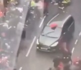 Breaking : Vehicle Ploughs Into Liverpool Fans