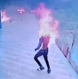 Man Self Immolation Outside GF's House after Marriage Refusal.