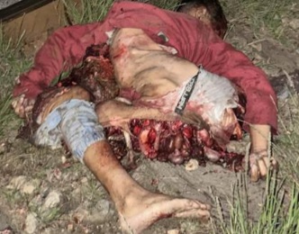 Two drunk men on motorcycle crashed by train 