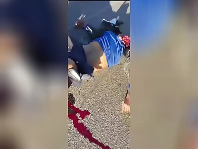 Motorcyclist mangled and decapitated after road accident 