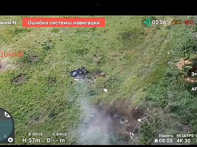 Explosion of a quadro-pig on TMka and ripping apart surviving AFU