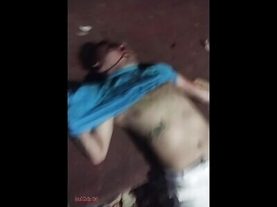 Shot dead in the street