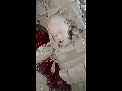 Russian looks at his friends.