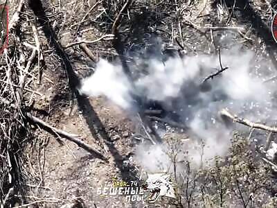 First video of battles in the territory of Dnepropetrovsk region