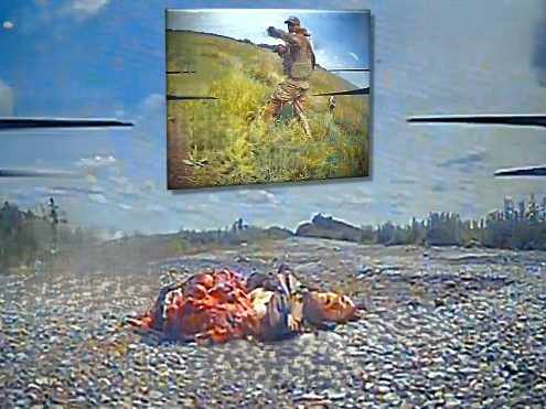 Road Kill: Evasive Russian Soldier Blasted in Half