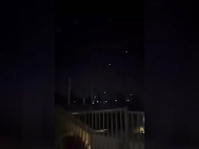 Homeboy in Israel Enjoying the Light Show