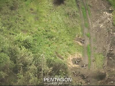 The road of death from Russian bodies in Sumy.