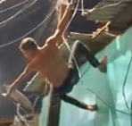 Thief Thought He Was Spider-Man But Got Caught And Beaten