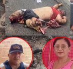 Couple In Car Totally Mangled After Collision With Truck