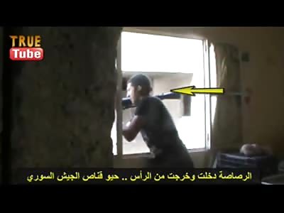 Male with RPG shot through the head