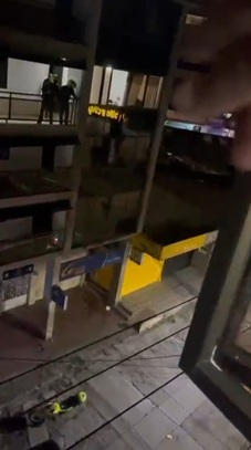 Intoxicated Man Fleeing Police Falls From 4th Floor In Colombia