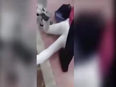 cop body slams teen girl