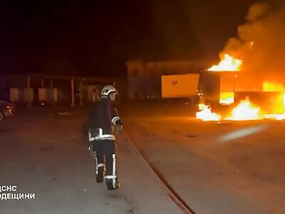 Geran-2 strikes Ukraine 07.07.2025.