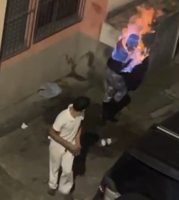 Man Pours Gasoline on Girlfriend and Sets Her on Fire