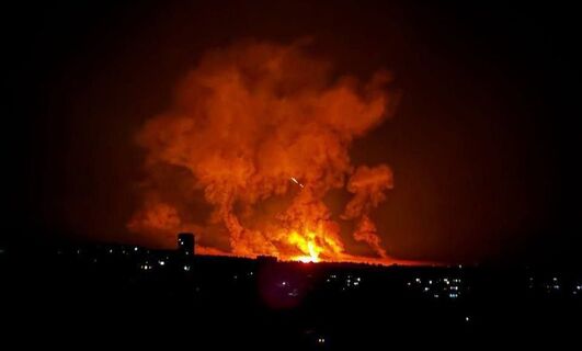 Explosions and fires: Kharkiv under massive attack