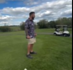 Golfers lose control