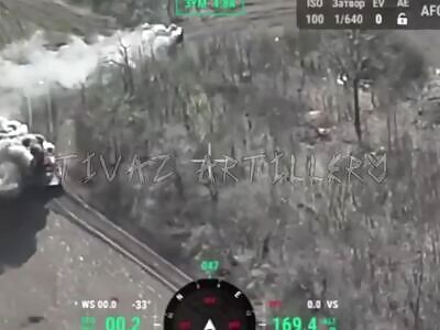 Destruction of Russian columns and paratroopers.