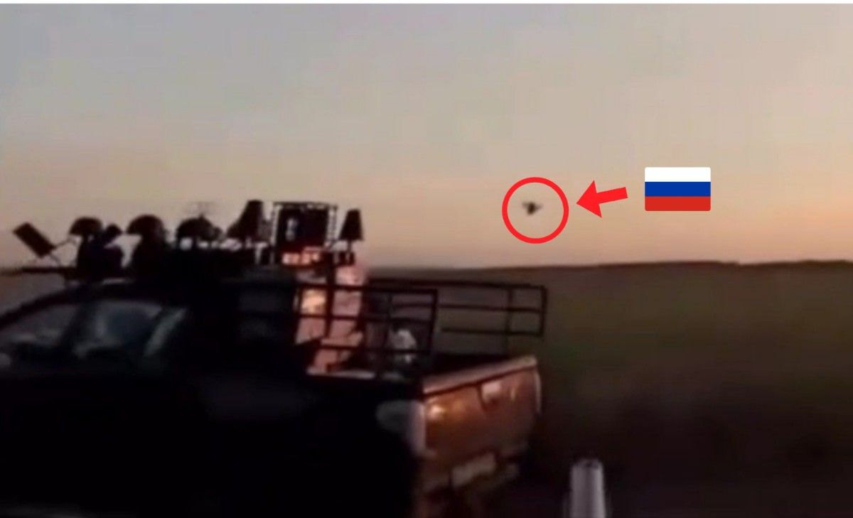 GoPro/FPV: Ukrainians film the arrival of a Russian drone, dual POV