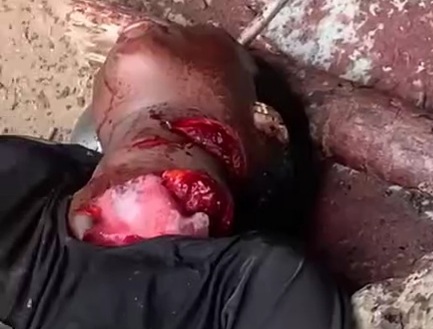 Lunatic jealous husband butchered his young wife 