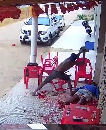 Stabbing that Turned into Stoning