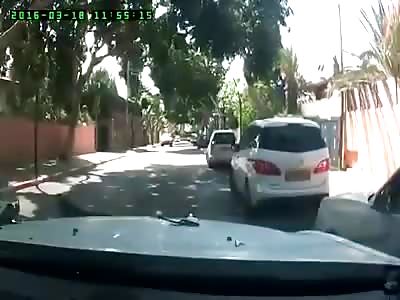 Texting Idiot Crashes Into OP's Vehicle And Rolls Over! 