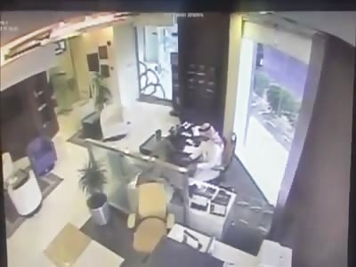 Riyadh .. saw a car stormed a bank and 