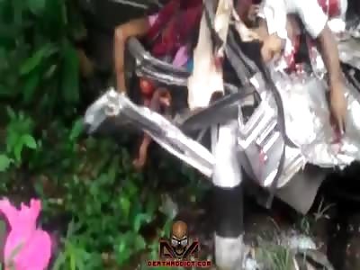 Graphic Accident Aftermath in India