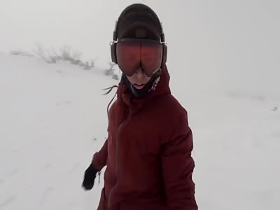 Shocking Video Shows Snowboarder Singing Rihannaâ€™s â€œworkâ€ Unaware a Bear Was Chasing Her