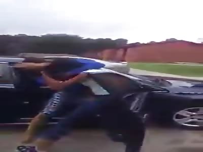 DAMN! SHE SHOULDN'T HAVE PULLED HER OUT OF THE CAR!