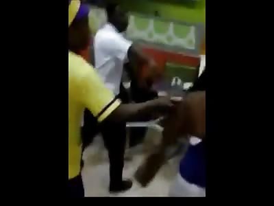 Family Restaurant Turns Into Battleground in Front of Scared Children