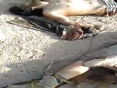 a lot of isis dead body 