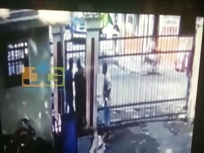 Security cameras capture death of a patient at the hospital door 