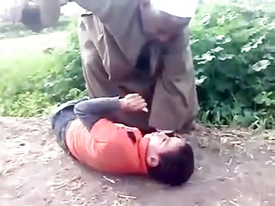 old egyptian man beat kid 