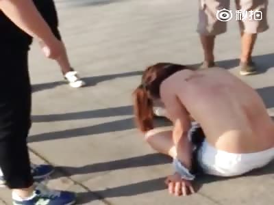 poor little girl beaten and stripped naked