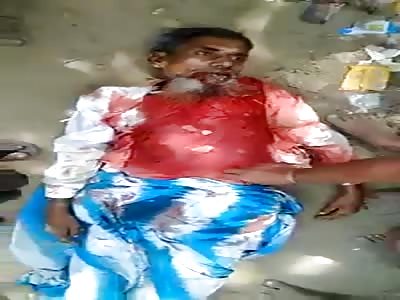 old man stabbed to death