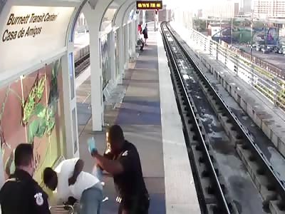 Cop violently beats homeless man