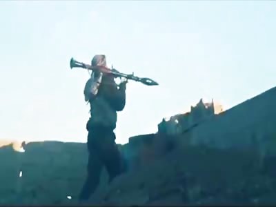 Rebel Has Close Call With Incoming Machine gun Fire