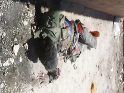 Mortar rocket hit a fighter from the movement of nujaba