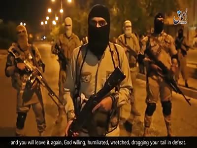 IRAQ:Â«BATTLE FOR MOSULÂ» DEVELOPMENT AND PATROL OF ISIS FIGHTERS ON THE MOSUL STREETS