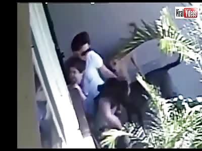 Horrific moment brave mum fights off two savage dogs trying to attack her terrified two year old son