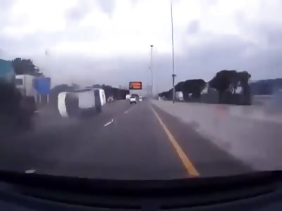 Driver falls asleep at the wheel