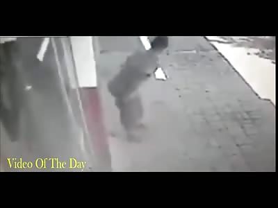 Disgusting man has a shit in public